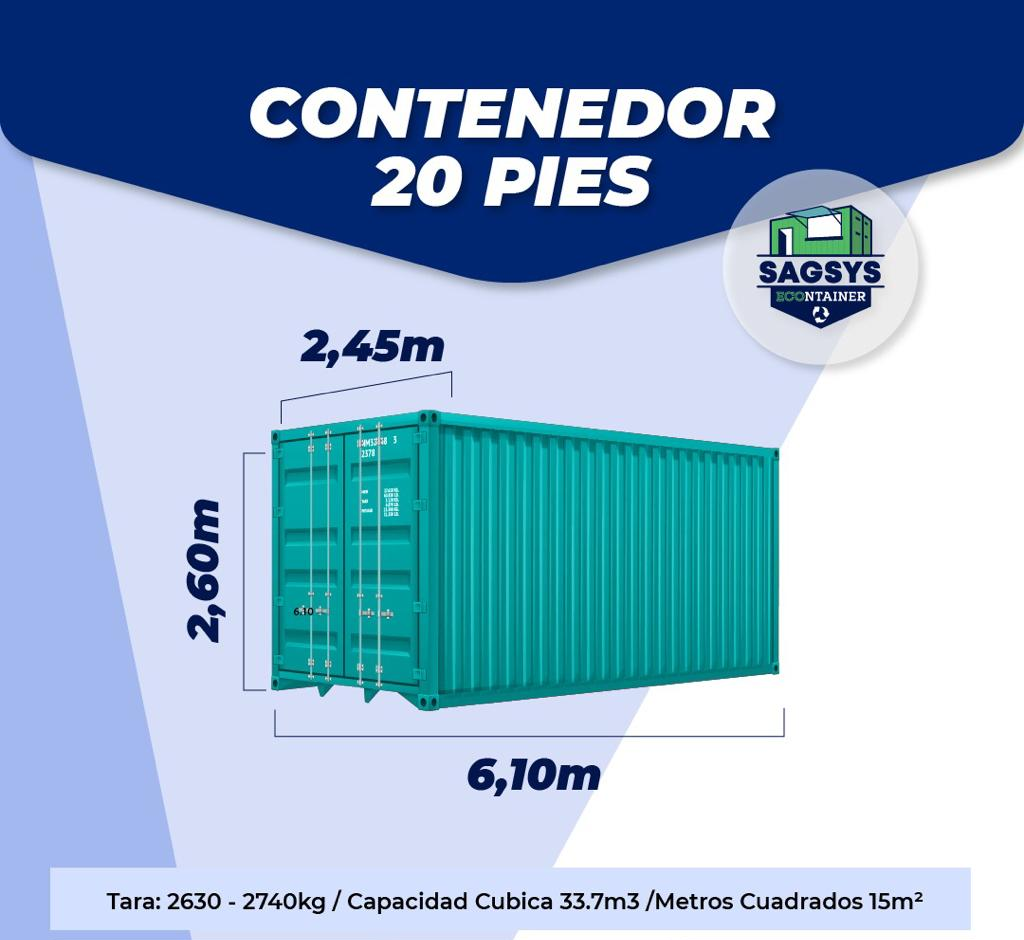 Container 20 Pies